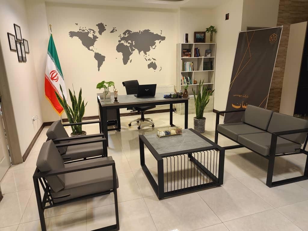 فایل اداری میز مدیریت کتابخانه کانتر نیلپر ۹۲۵|مبلمان اداری|قم, شاه ابراهیم|دیوار