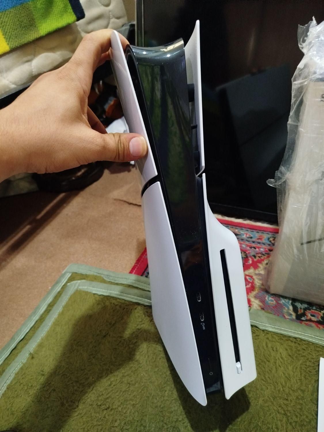 کنسول ps5 slim دیسک خور ریجن اروپا دو دسته اصلی|کنسول، بازی ویدئویی و آنلاین|شوشتر, |دیوار