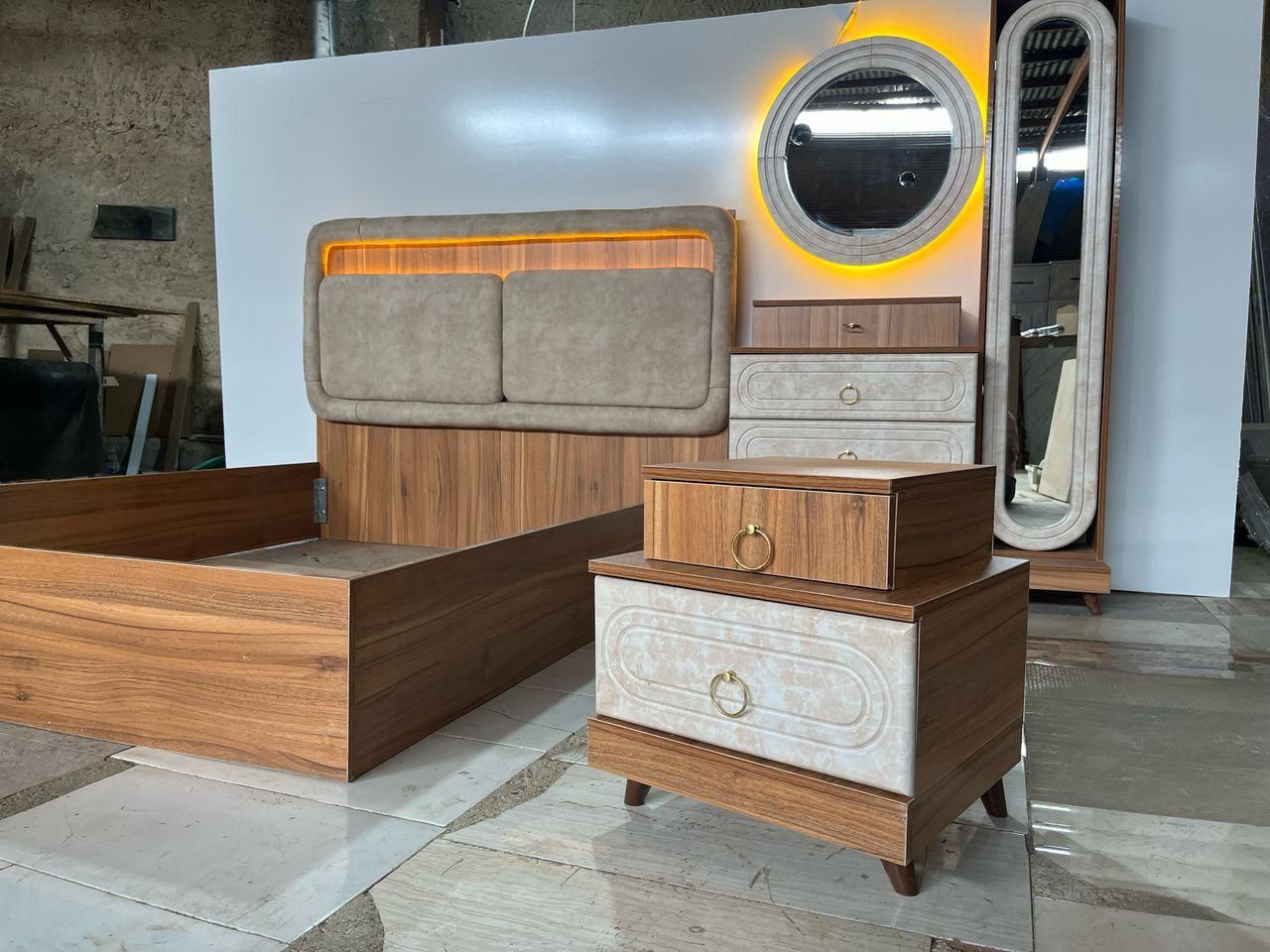 تخت خواب مدل راسل سرویس خواب|تخت و سرویس خواب|کرمان, |دیوار