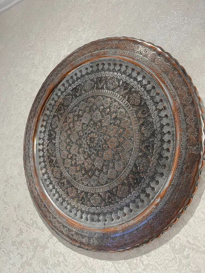 دیوارکوب مسی قلم پنجاه سانتی قدیم|صنایع دستی و سایر لوازم تزئینی|تهران, تهرانسر شمالی|دیوار