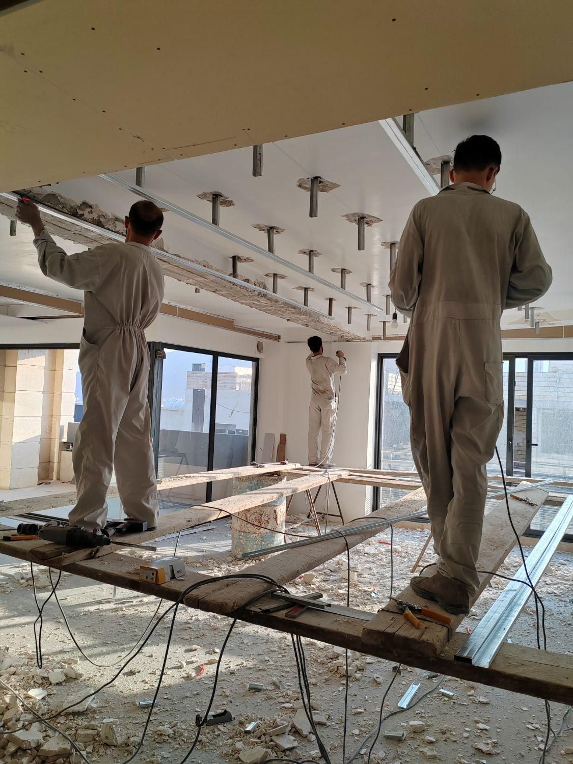 اجرای کناف و تایل و دامپا|مصالح و تجهیزات ساختمان|شیراز, شهرک ایثار|دیوار