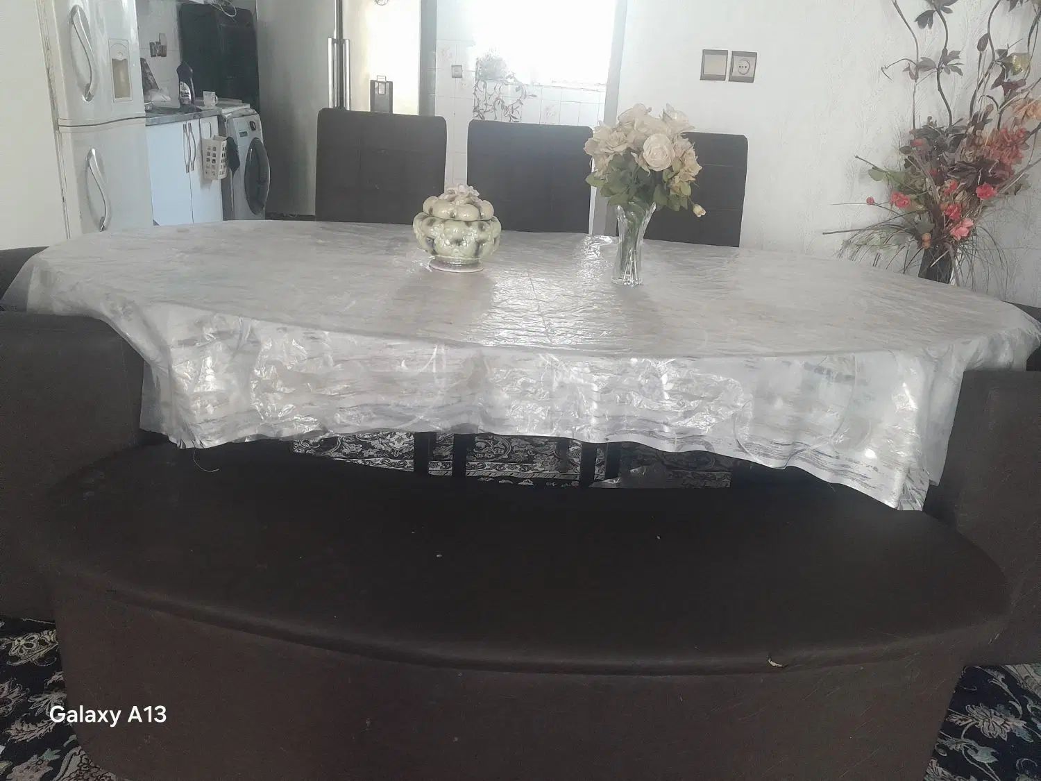 میز ناهارخوری ۸نفره  سه تا صندلی چهار نفر کاناپه|میز و صندلی غذاخوری|اصفهان, سلطان‌آباد|دیوار