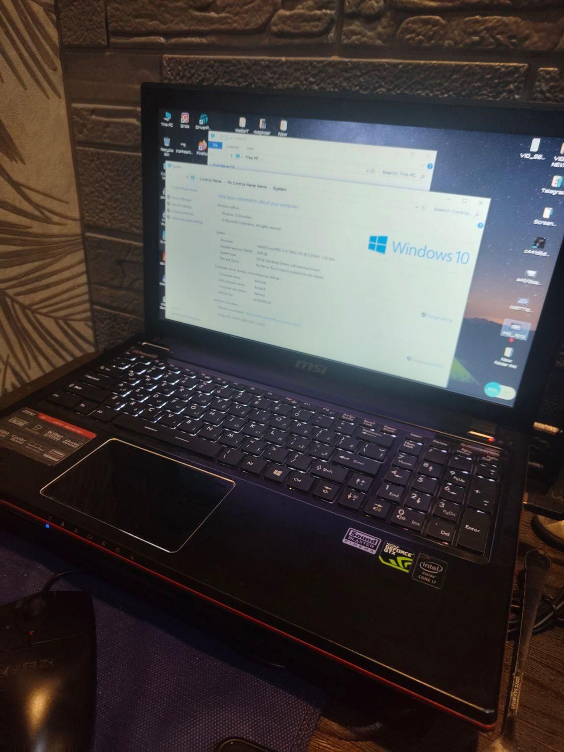 لب تاپ گیمینگ MSi GE60 2PC|رایانه همراه|تهران, ابن بابویه|دیوار