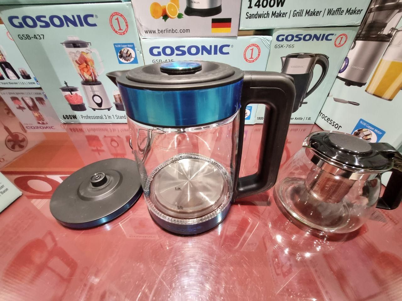 چای ساز LED دار gosonic نرکیه قیمت استثنایی محدود|سماور، چای‌ساز، قهوه‌ساز|مشهد, کوشش|دیوار