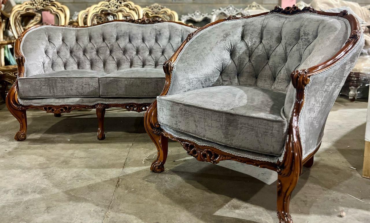 مبلمان کلاسیک سلطنتی زمرد (لگنی)|مبلمان خانگی و میز عسلی|تهران, یافت آباد جنوبی|دیوار