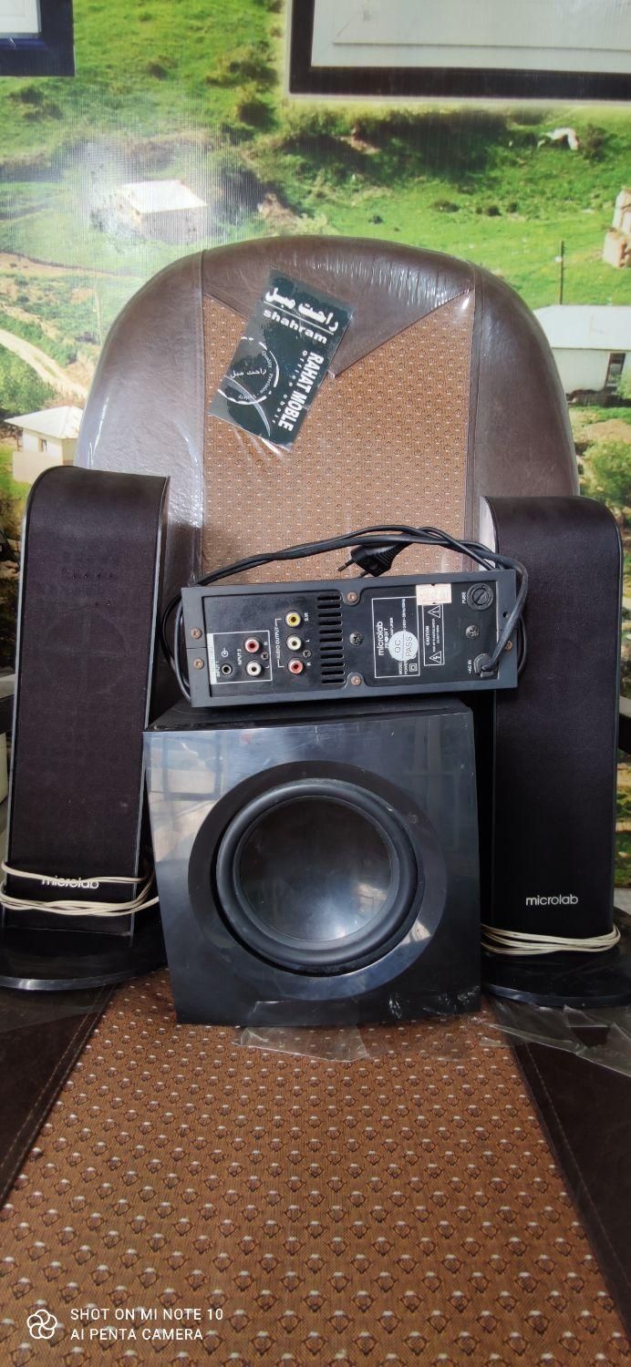 اسپیکر میکرولب ۴تیکه|سیستم صوتی خانگی|رویان, |دیوار