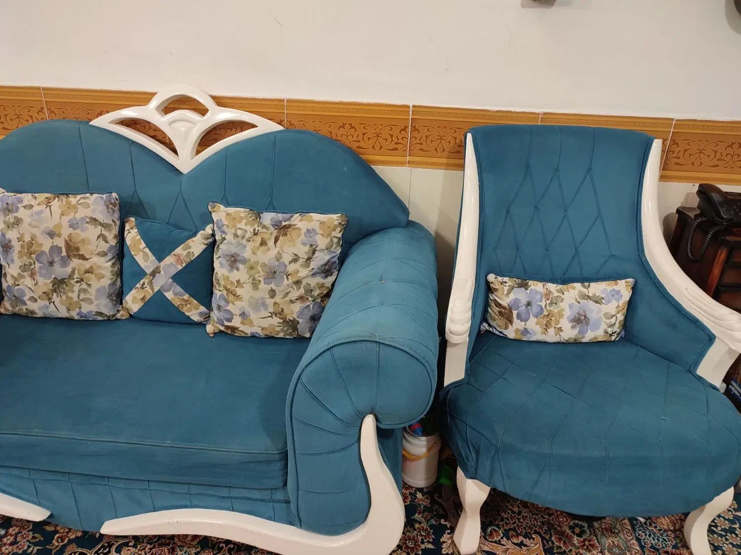 مبل 5نفره|مبلمان خانگی و میز عسلی|مشهد, پورسینا|دیوار