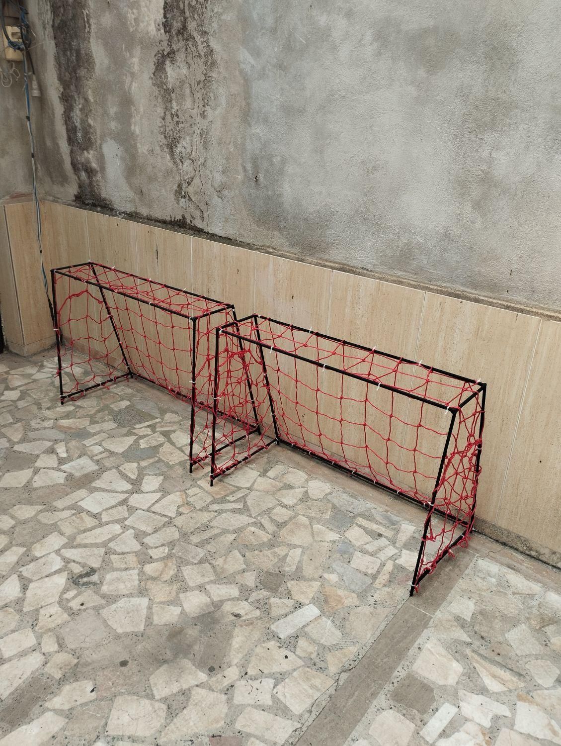 تیر دروازه گل کوچیک دروازه فوتبال فوتسال والیبال|تجهیزات ورزشی|رشت, هلال احمر|دیوار