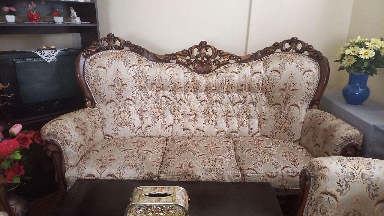 مبل سلطنتی 9 نفره|مبلمان خانگی و میز عسلی|آبیک, |دیوار