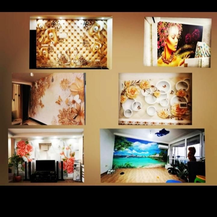 نصاب و فروش تخصصی کاغذ دیواری پوستر تعمیر و تعویض|خدمات پیشه و مهارت|بندرعباس, |دیوار