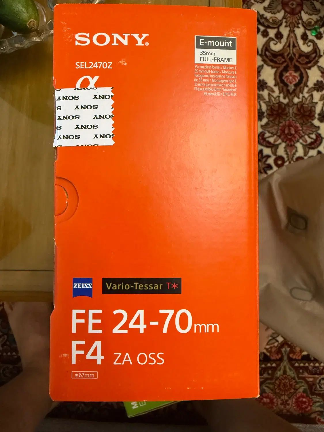 لنزسونی Sony Vario-Tessar T* FE 24-70mm f/4 ZA OSS|دوربین عکاسی و فیلم‌برداری|تهران, ولنجک|دیوار
