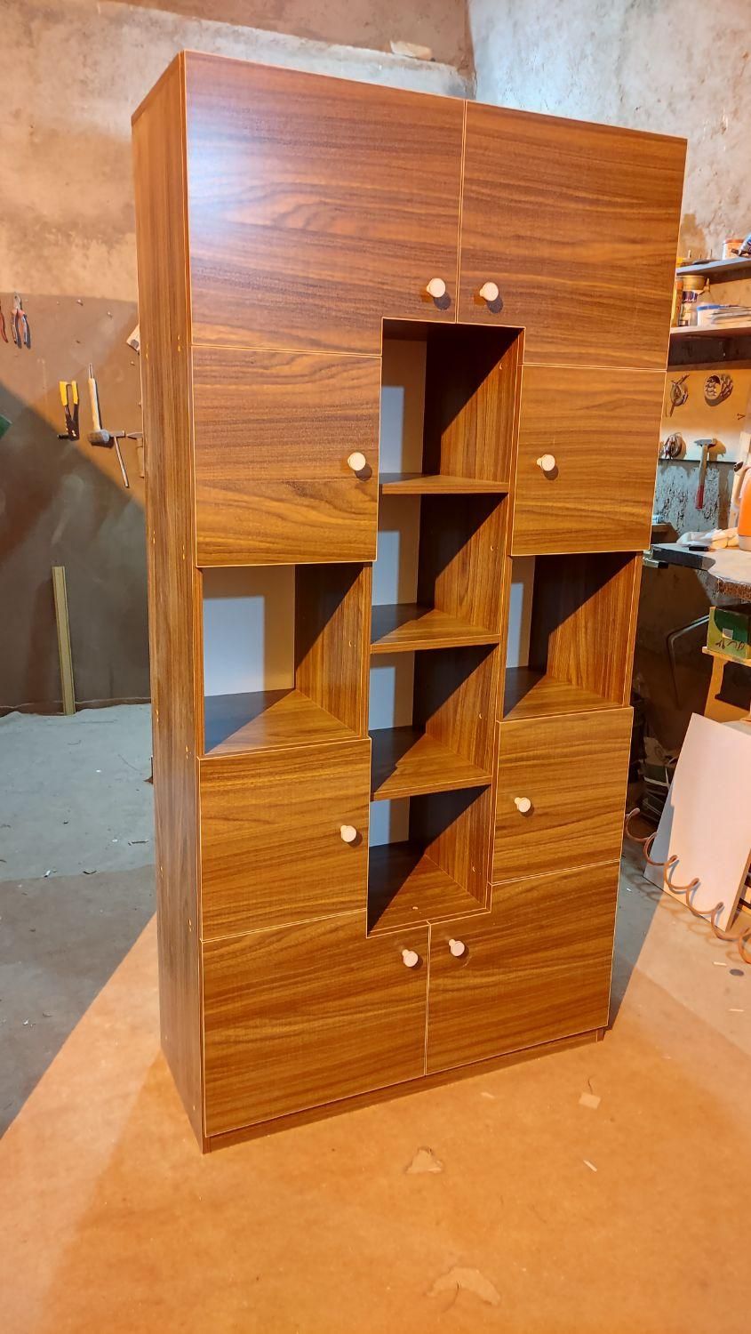 کمد قفسه کتابخانه|کتابخانه، شلف، قفسه‌های دیواری|تبریز, |دیوار