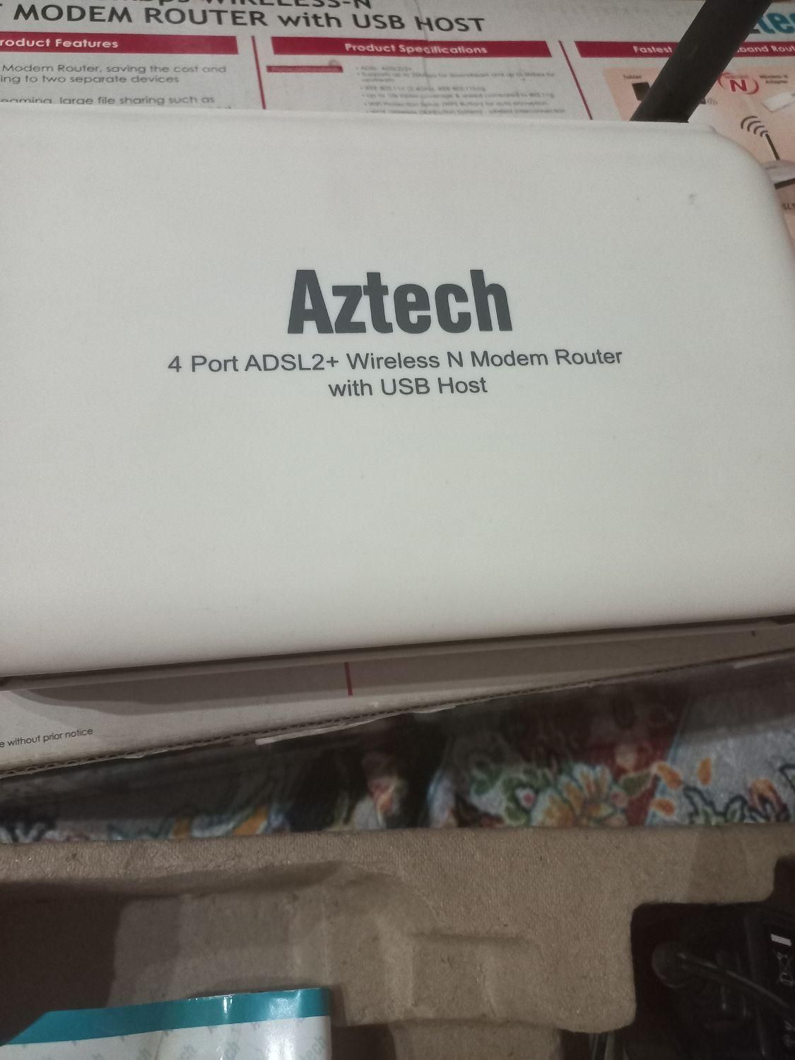 مودم aztech|مودم و تجهیزات شبکه|تهران, صادقیه|دیوار