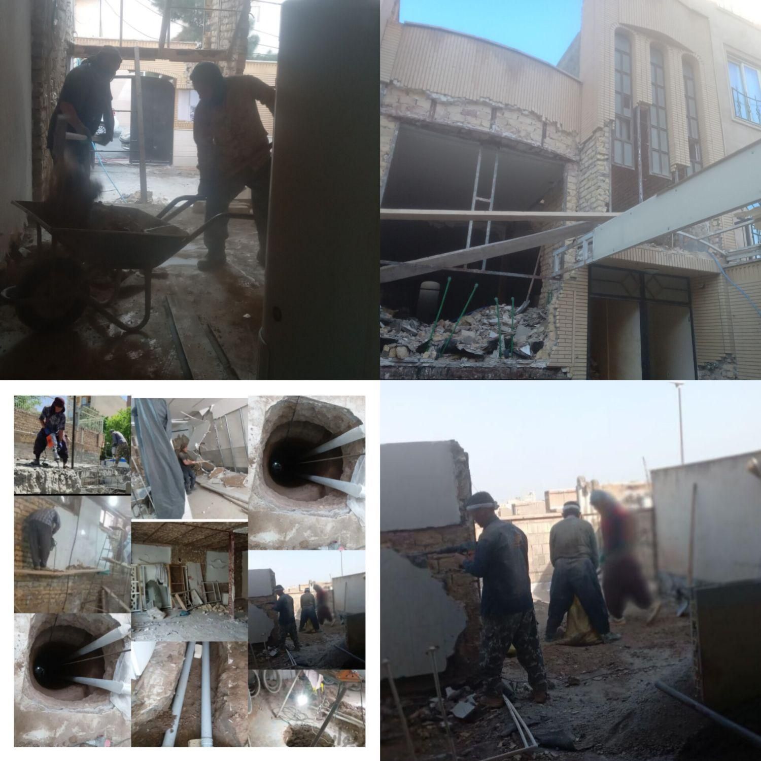 تخریب ساختمان کلی وجزئی چاکن ومغنی وصل فاضل آب|خدمات پیشه و مهارت|قم, عمار یاسر|دیوار