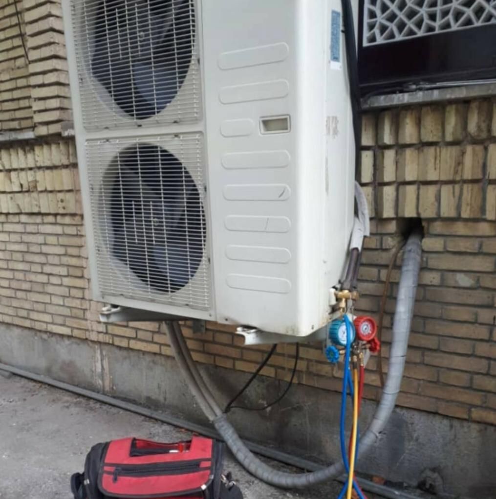 نصاب کولر گازی دوتیکه نصب کولر  پنجره ای گازگیری|خدمات پیشه و مهارت|آبادان, |دیوار