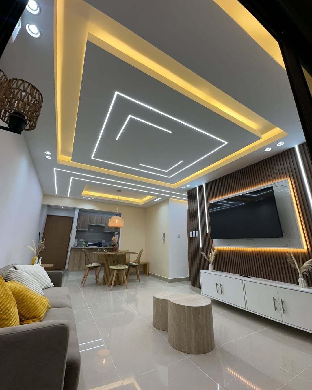 اجرای کناف لاین نوری دامپا تایل کابینت|خدمات پیشه و مهارت|صدرا-فارس, فاز ۱|دیوار