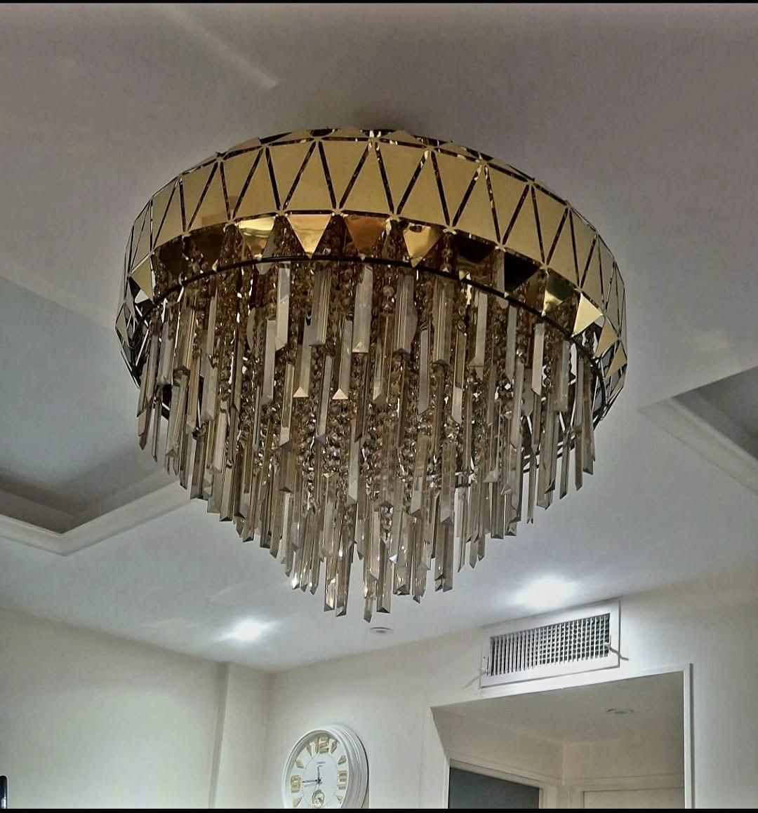 لوستر الماسی قطر ۷۰ سانت|لوستر و چراغ آویز|تهران, ائمه اطهار|دیوار
