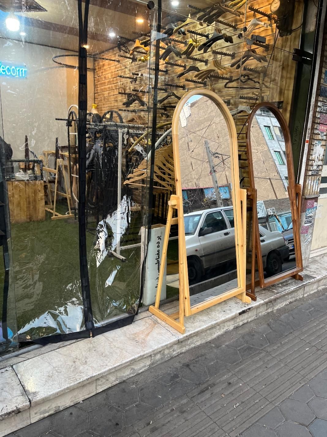 آینه قدی سوپرکلیر با قاب چوب روس وارداتی|آینه|کرج, گوهردشت|دیوار