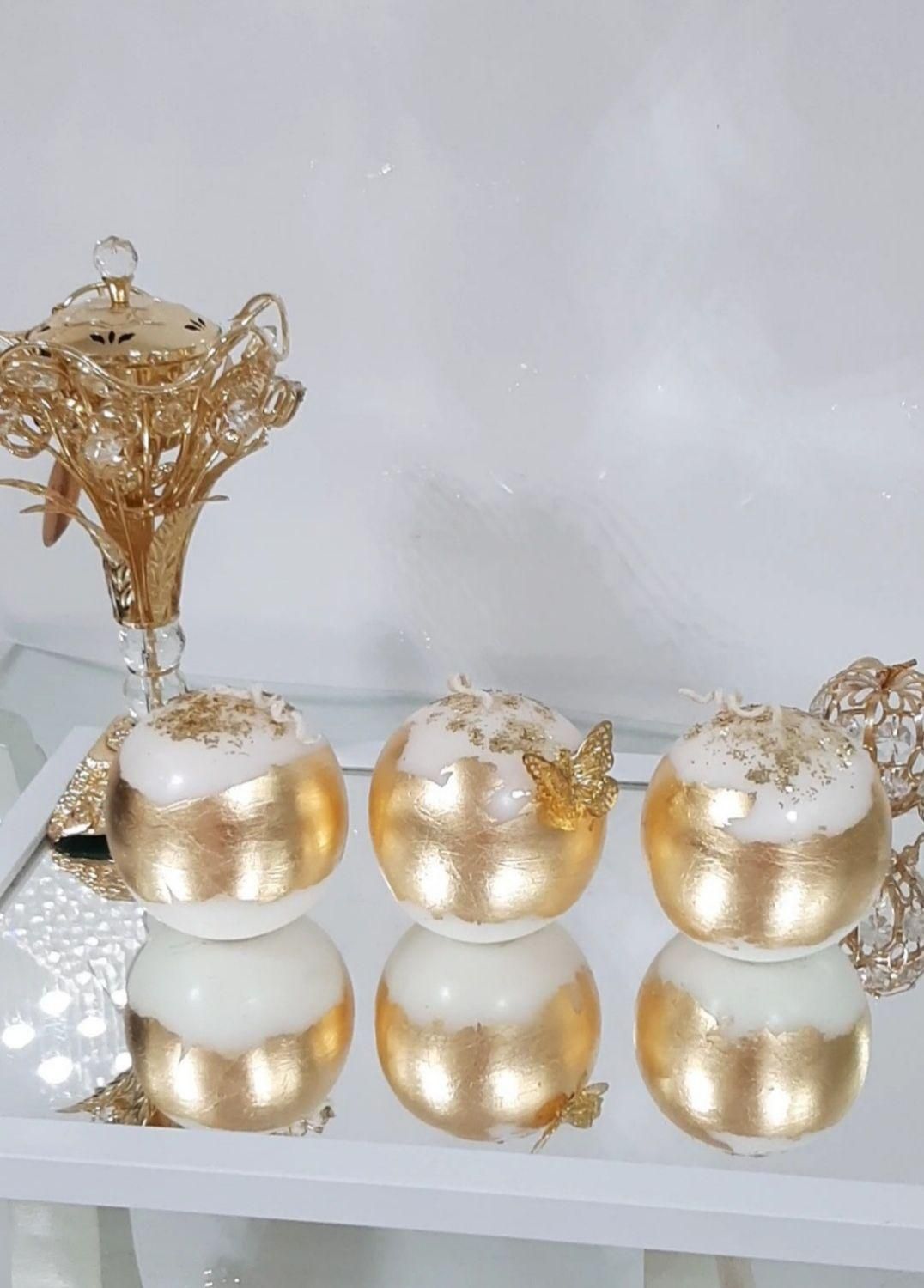 شمع ورق طلا|صنایع دستی و سایر لوازم تزئینی|مشهد, آزادشهر|دیوار