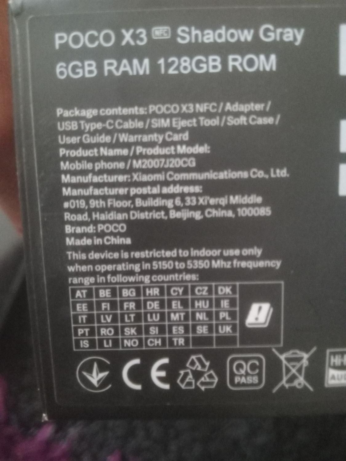 poco x3.   128/6|موبایل|تهران, نازی‌آباد|دیوار