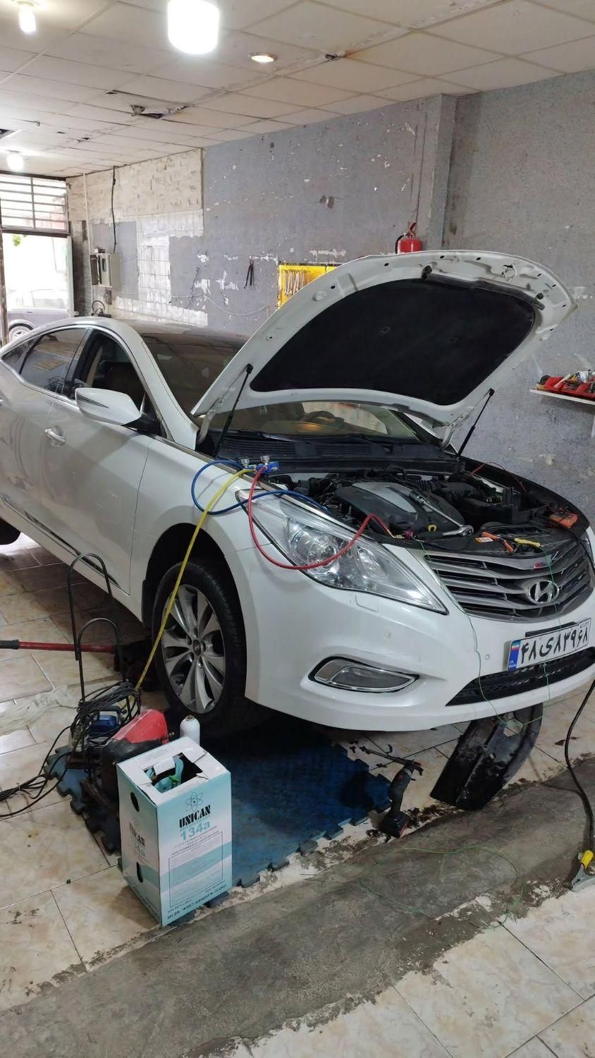 خدمات کولر خودرو شارژ گاز تعمیر کمپرسور نشت یابی|خدمات موتور و ماشین|کرج, کوی کارمندان جنوبی|دیوار