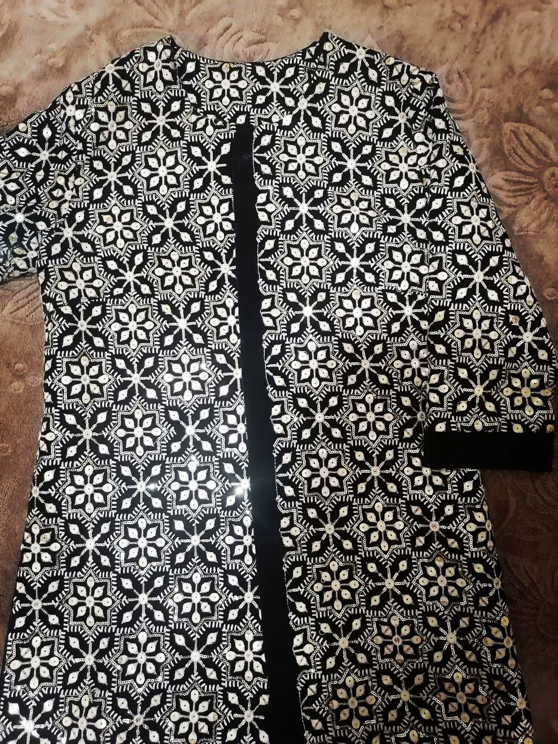 مانتو مخمل سوزن دوزی|لباس|کرج, شهرک بنفشه|دیوار