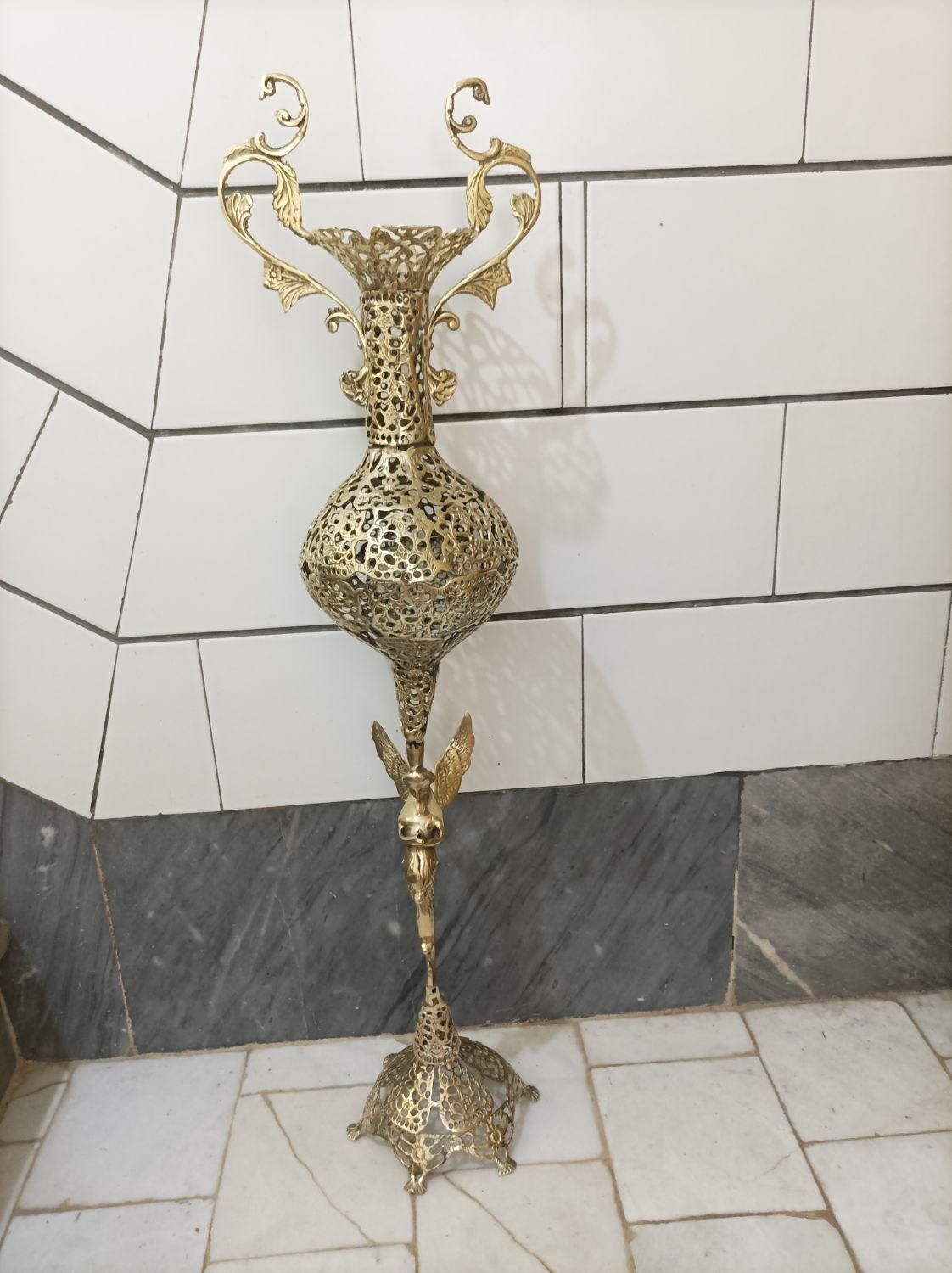 گلدان ملائکه برنز سطل آشغال و جا دستمال فرشته|مجسمه، تندیس، ماکت|اراک, |دیوار