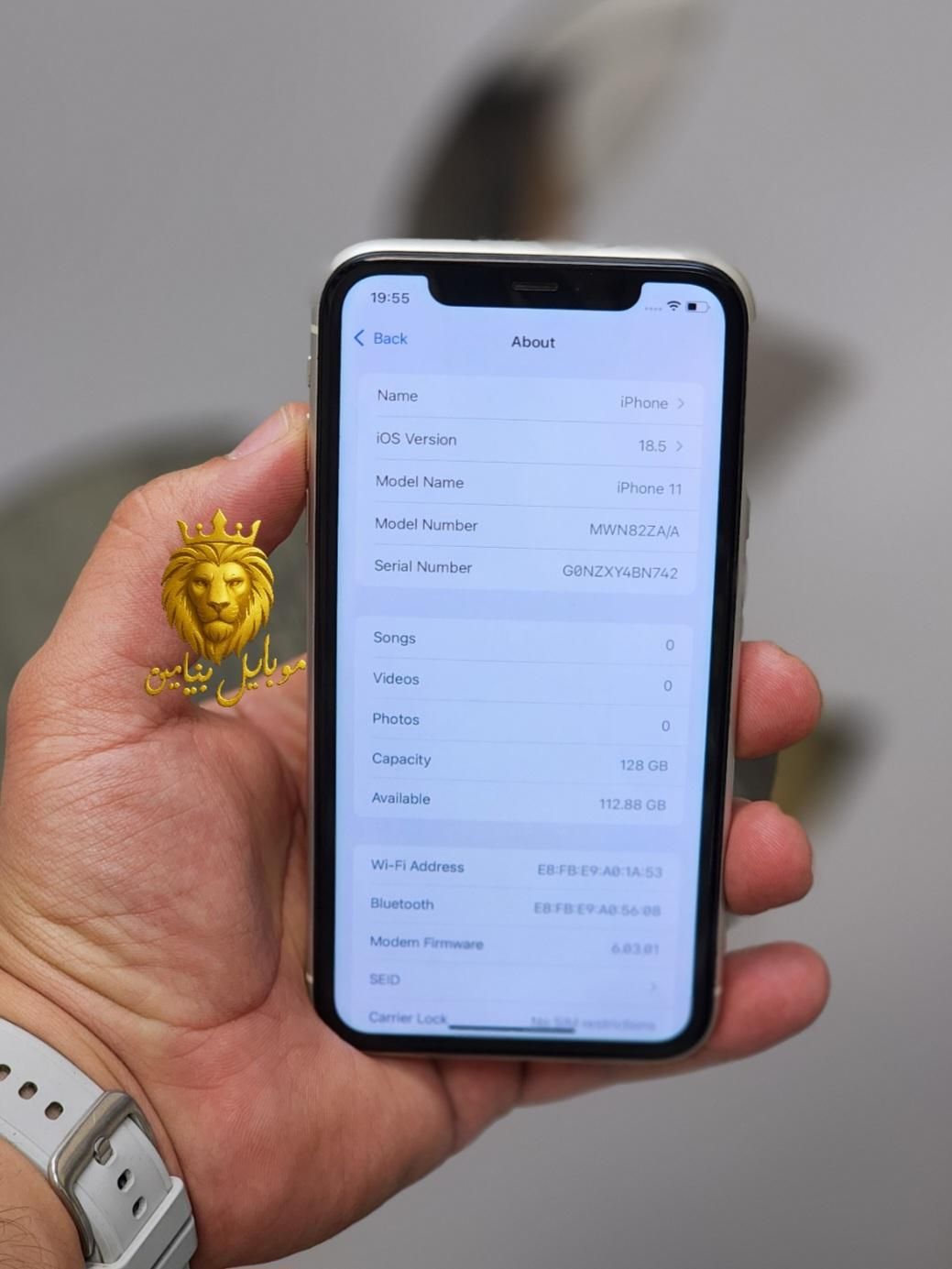 اپل iPhone 11 دوسیم پک اصلی Z.A.A باتری 100 بشرط|موبایل|رشت, لاکانی|دیوار