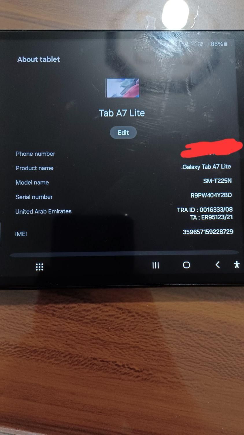 تبلت A7lite درحد نو با کارتن|تبلت|تهران, خانی‌آباد|دیوار