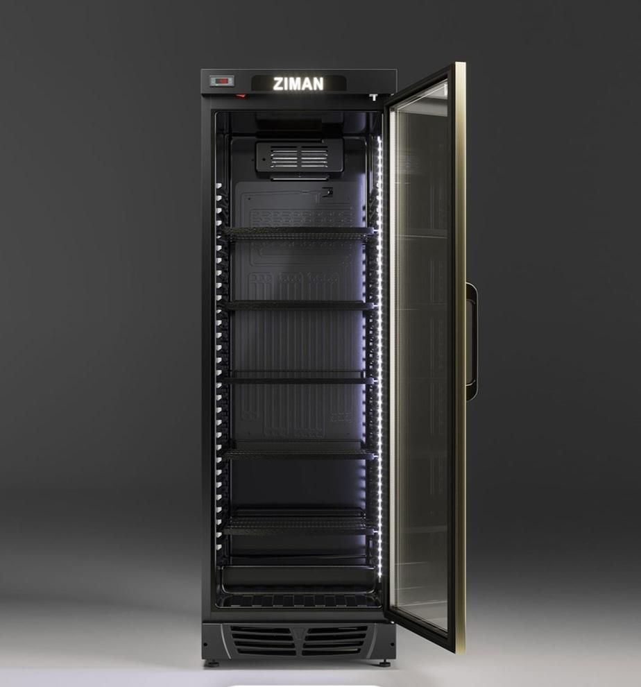 یخچال و فریرز زیمان کلاسیک شیشه شامپاینی|کافی‌شاپ و رستوران|کرمانشاه, |دیوار