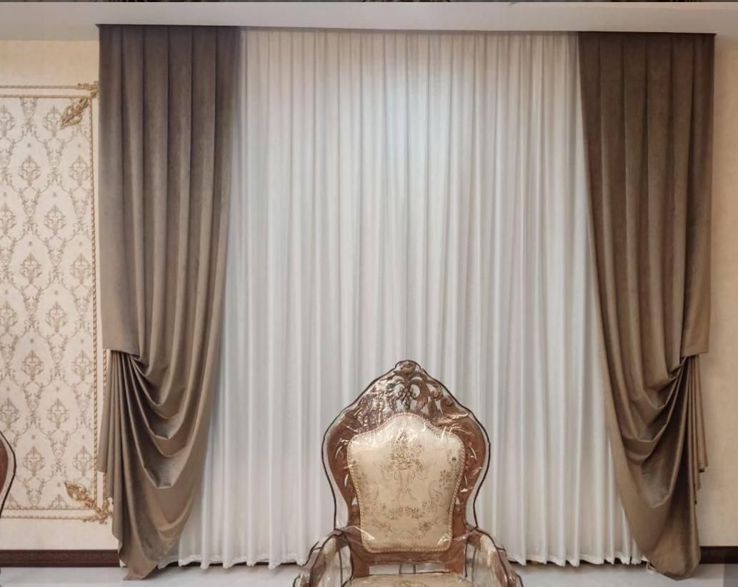 پرده آماده امروزم هستیم|پرده، رانر، رومیزی|مشهد, آزادشهر|دیوار