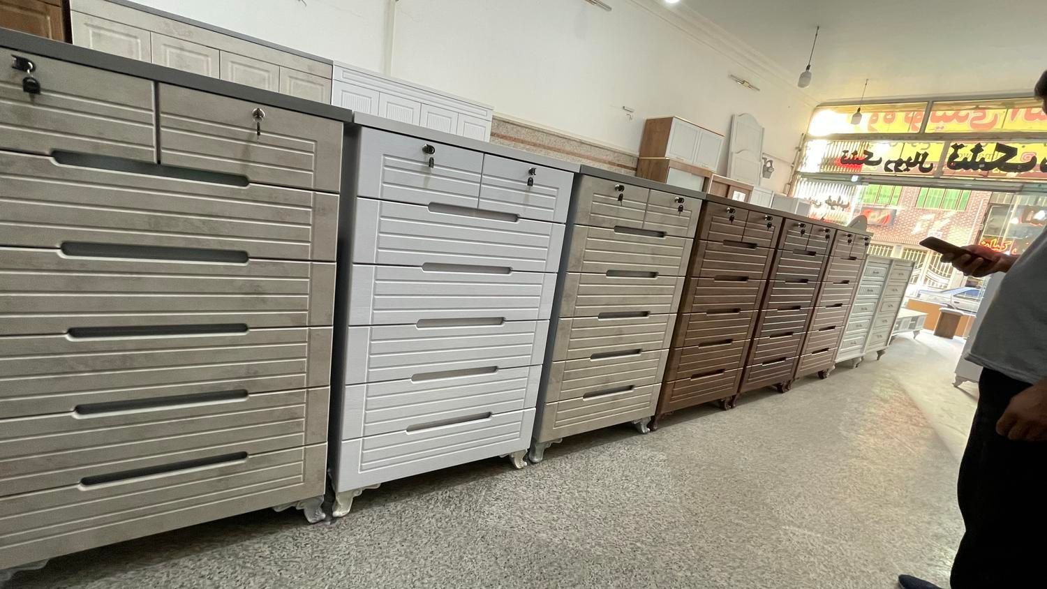 دراور ۷کشو دستگیره مخفی|جاکفشی، کمد، دراور|قم, امامزاده ابراهیم|دیوار