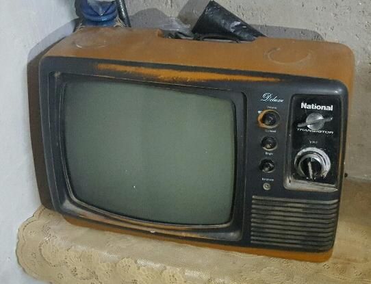تلویزیون قدیمی ناسیونال عتیقه|تلویزیون و پروژکتور|بوشهر, |دیوار