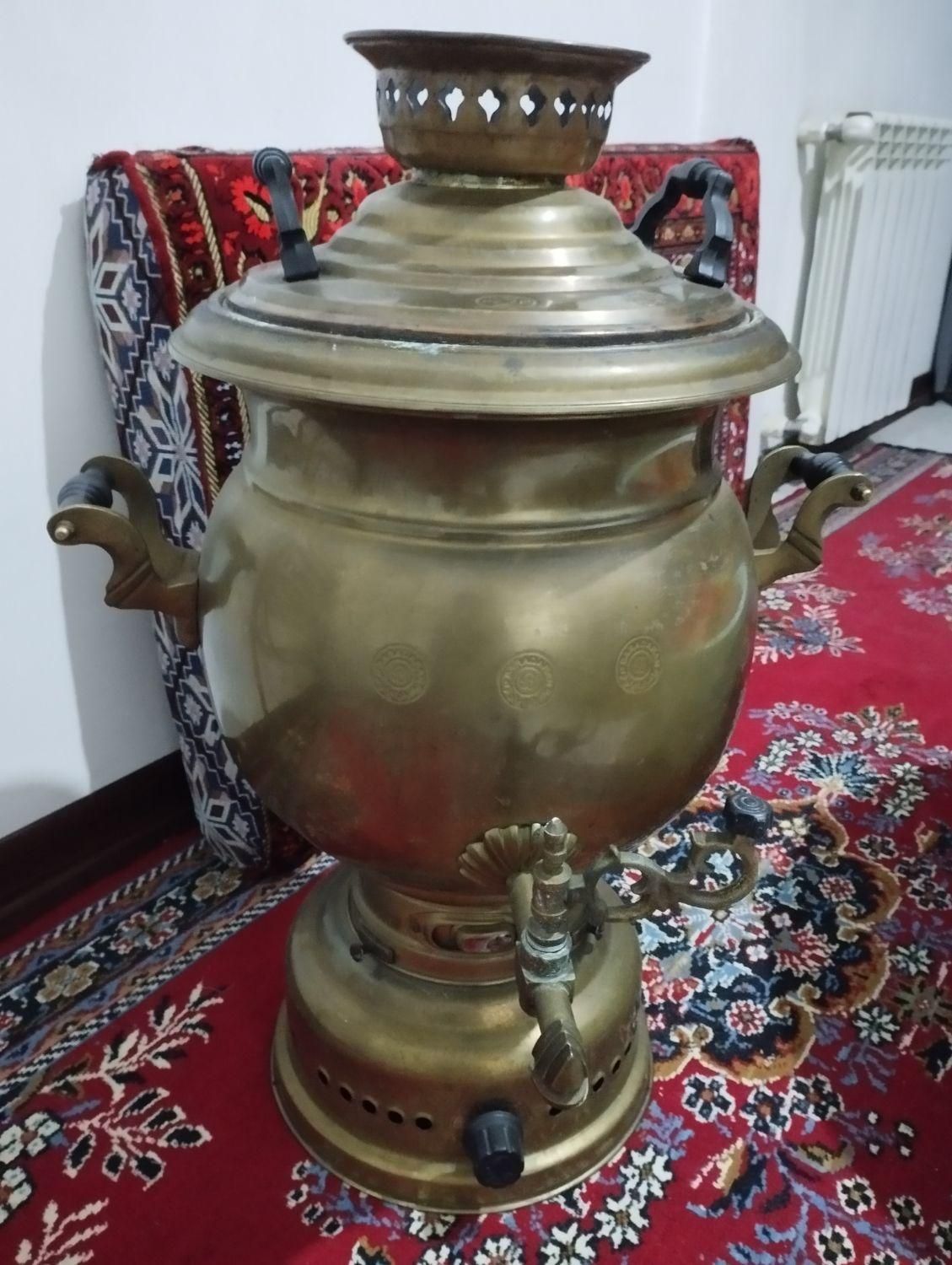 سماور گازی برنجی|سماور، چای‌ساز، قهوه‌ساز|تهران, نظام‌آباد|دیوار