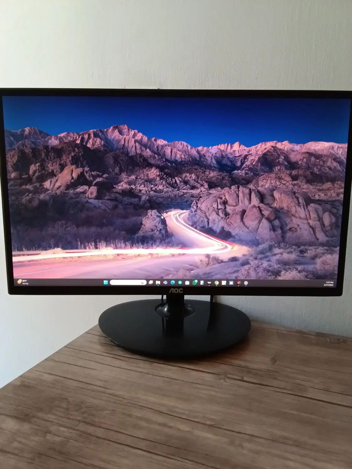 مانیتور 22 اینچ مدل AOC LED  خانگی|قطعات و لوازم جانبی رایانه|کرج, حصارک بالا|دیوار