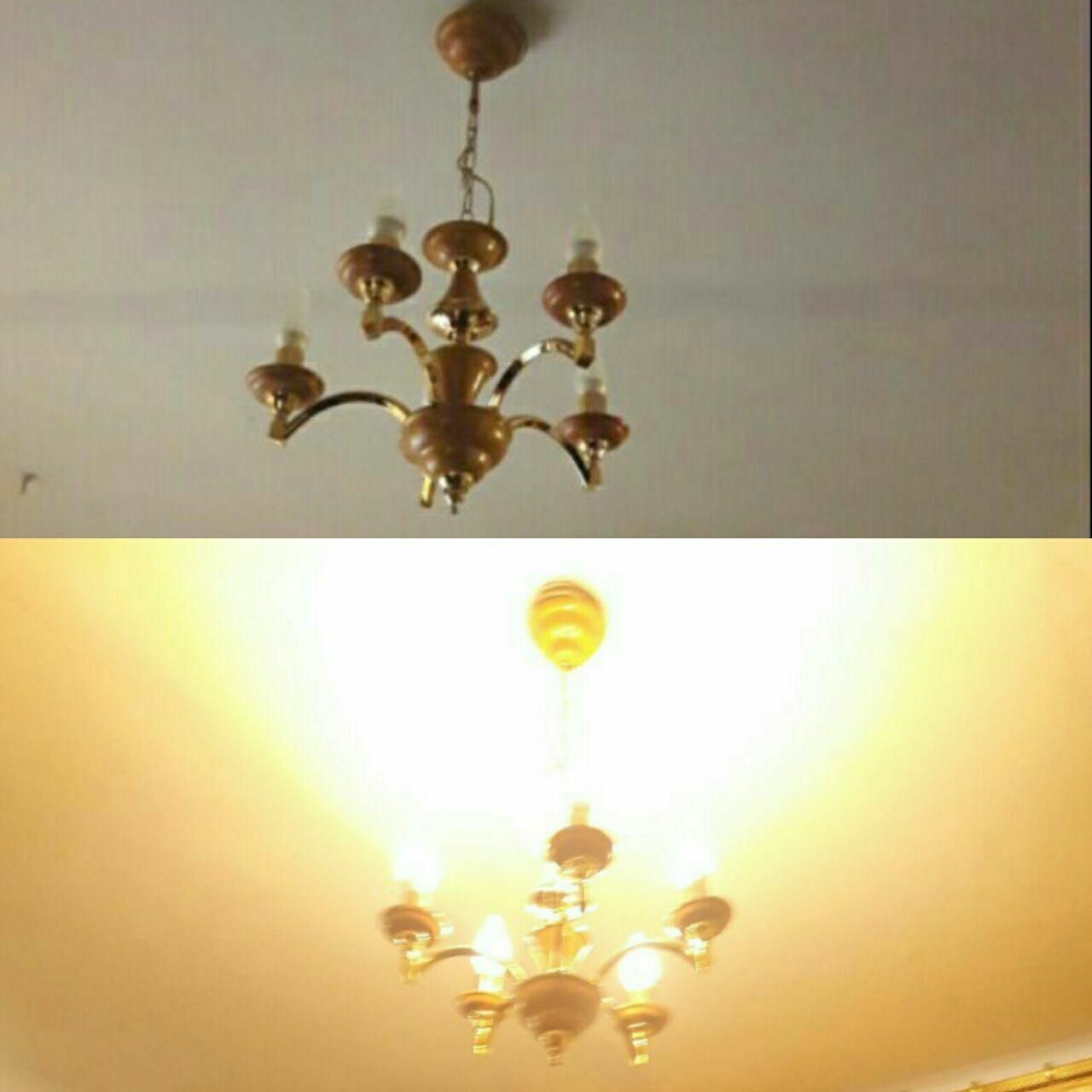 چندلوستر روشنایی|لوستر و چراغ آویز|زاهدان, |دیوار