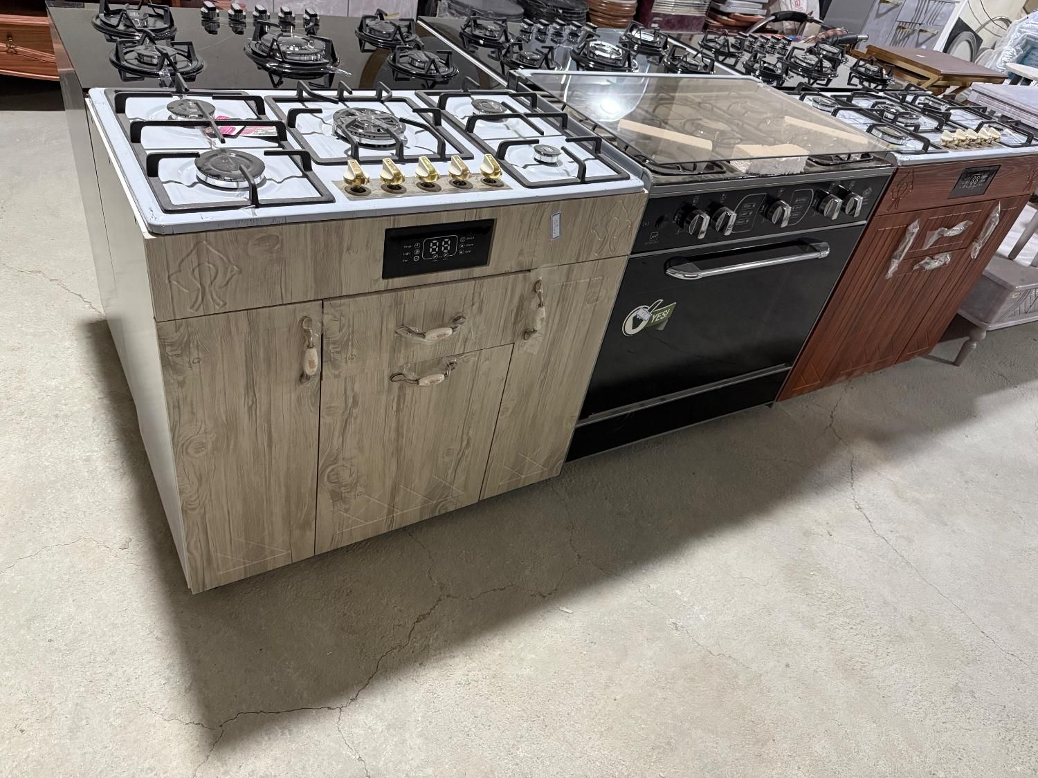 اجاق گاز طرح‌ فر کابینتی ۵ شعله|اجاق گاز و لوازم برقی پخت‌وپز|ارومیه, |دیوار