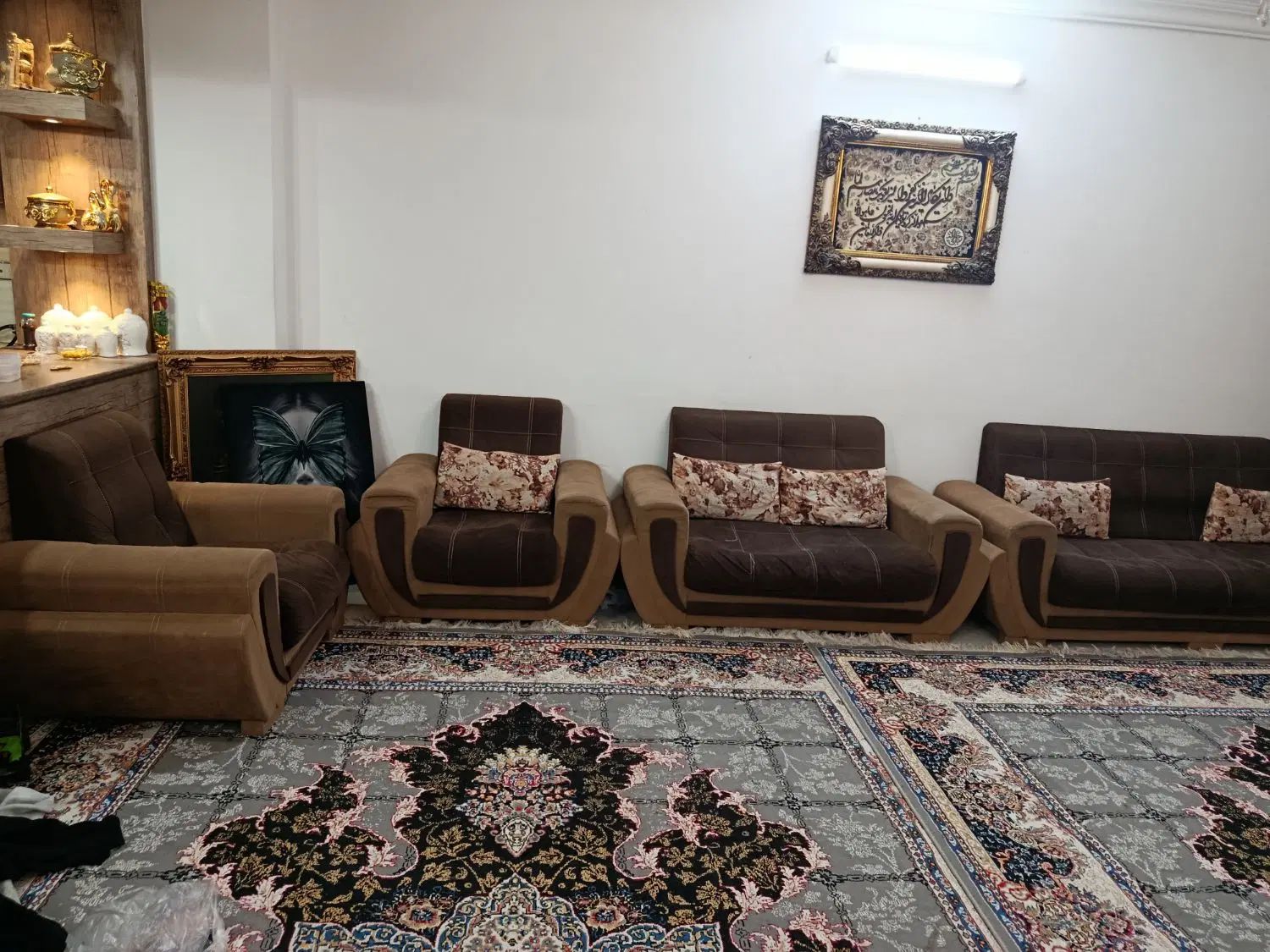 مبلمان هفت نفره|مبلمان خانگی و میز عسلی|مشهد, جاهد شهر|دیوار