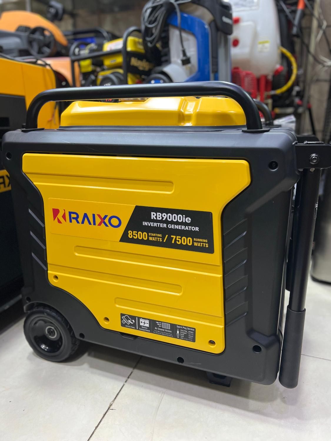 موتور برق سوپرسایلنت راکسیو 8.5کیلووات RB9000ie|ماشین‌آلات صنعتی|بوشهر, |دیوار