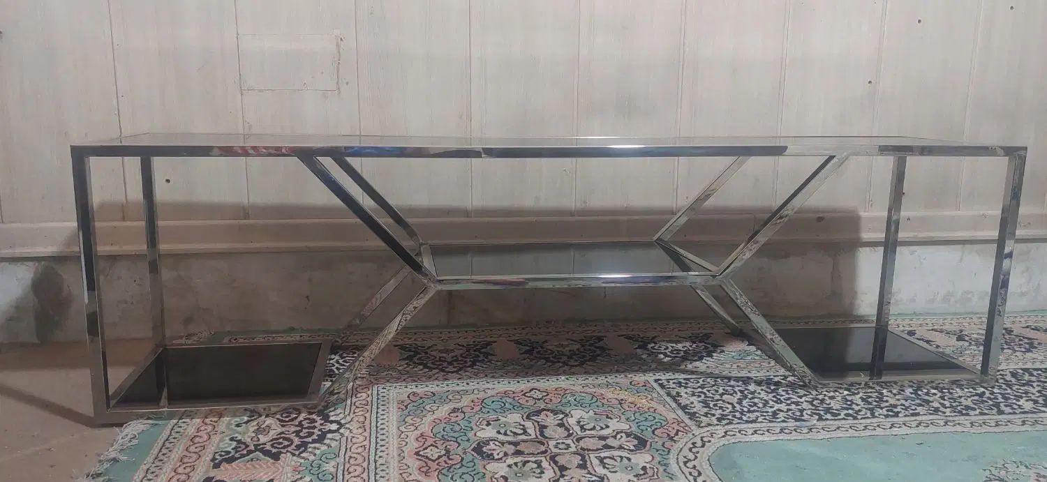 جلومبلی عسلی استیل شیک و تمیز قیمت مناسب|مبلمان خانگی و میز عسلی|پردیس, شهرک صنعتی خرمدشت فاز ۷|دیوار