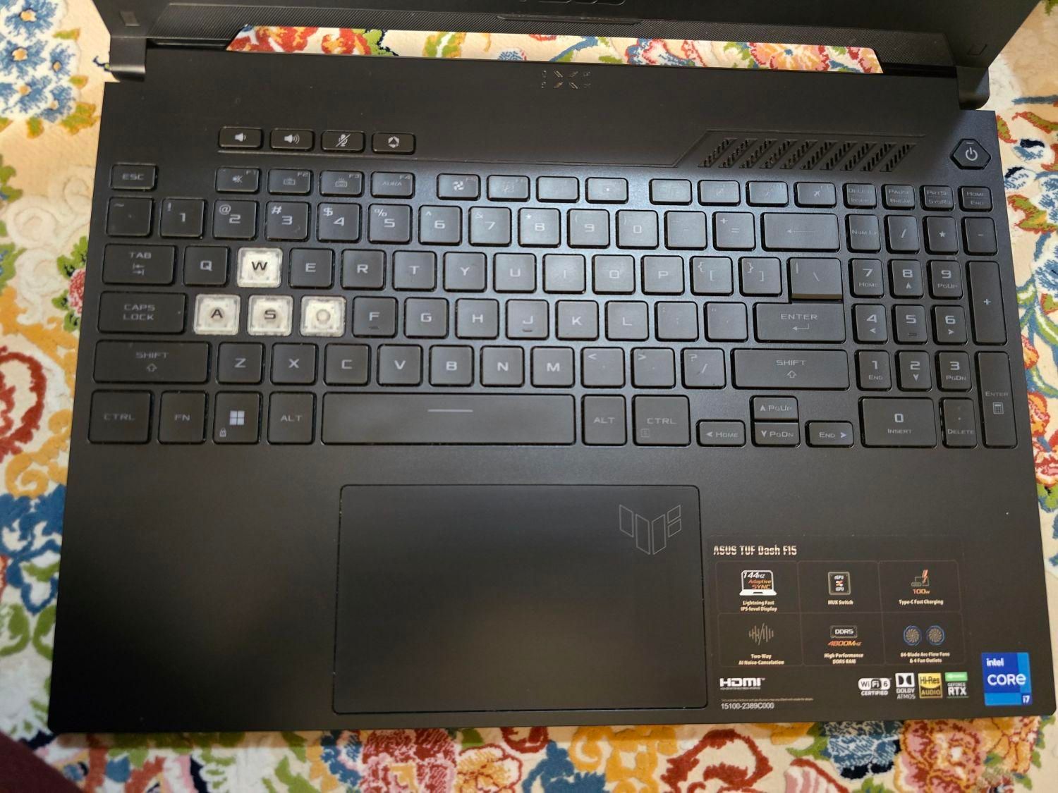 لپتاپ Asus fx 517zx f15 tuf dash|رایانه همراه|تهران, زعفرانیه|دیوار