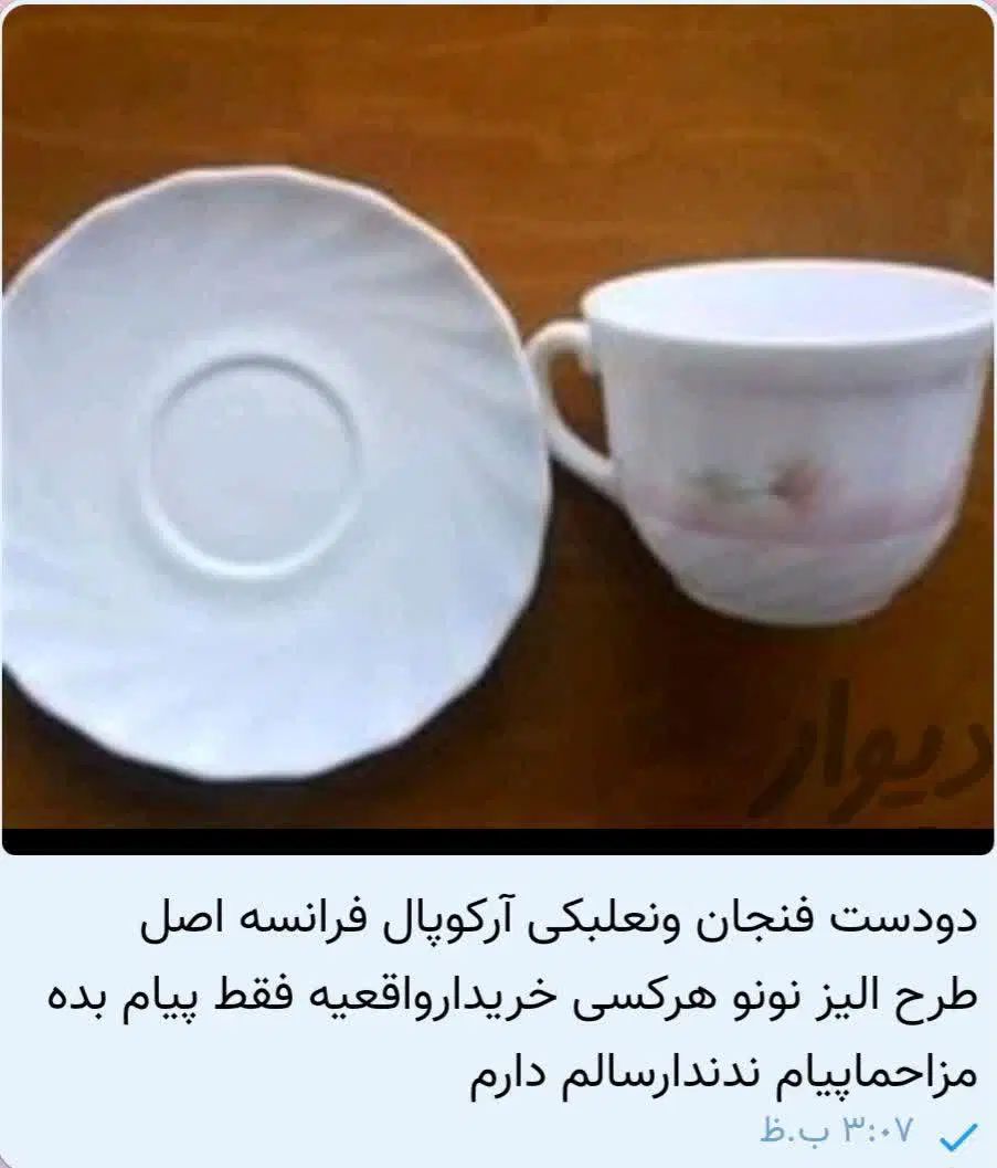 دودست فنجان ونعلبکی آرکوپال نو|ظروف سرو و پذیرایی|کرج, اخترآباد|دیوار