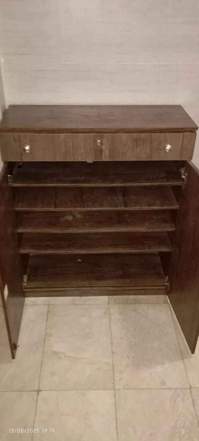جاکفشی بزرگ چوبی تمام MDF|جاکفشی، کمد، دراور|تهران, آبشار تهران (دریاچه)|دیوار