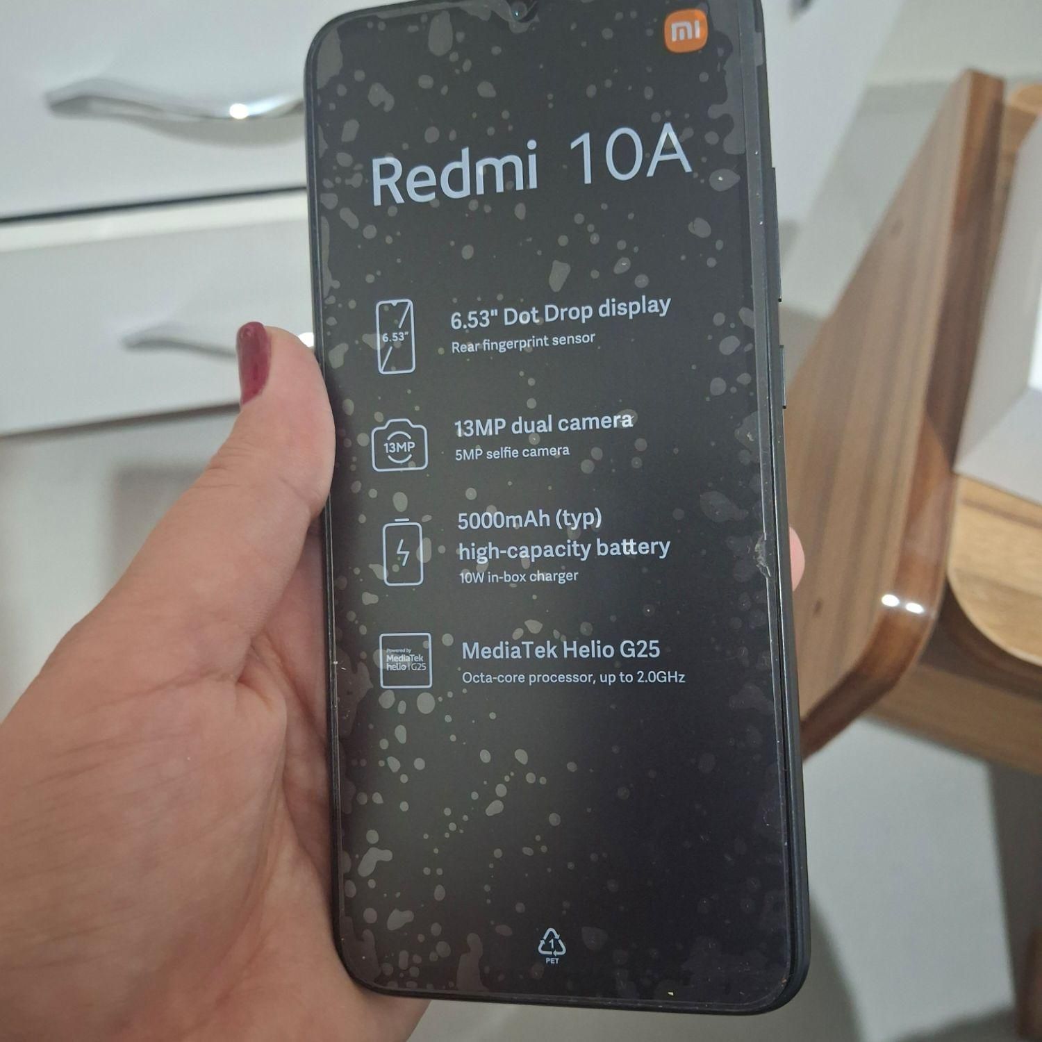 شیائومی Redmi 10A با حافظهٔ ۱۲۸ گیگابایت|موبایل|تهران, استاد معین|دیوار