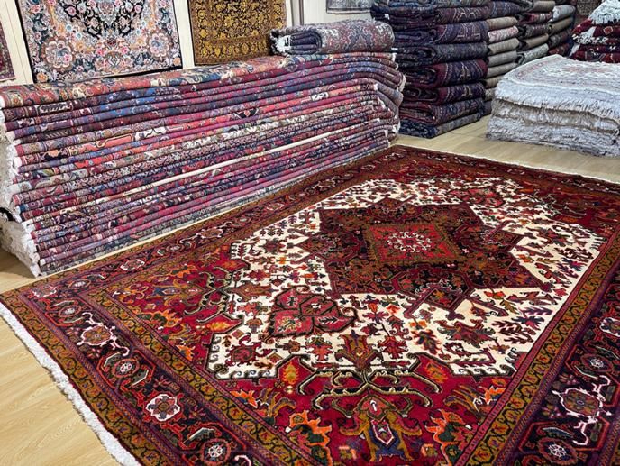 فرش ۹ متری هریس رنگ گیاهی|فرش|تهران, سلسبیل|دیوار