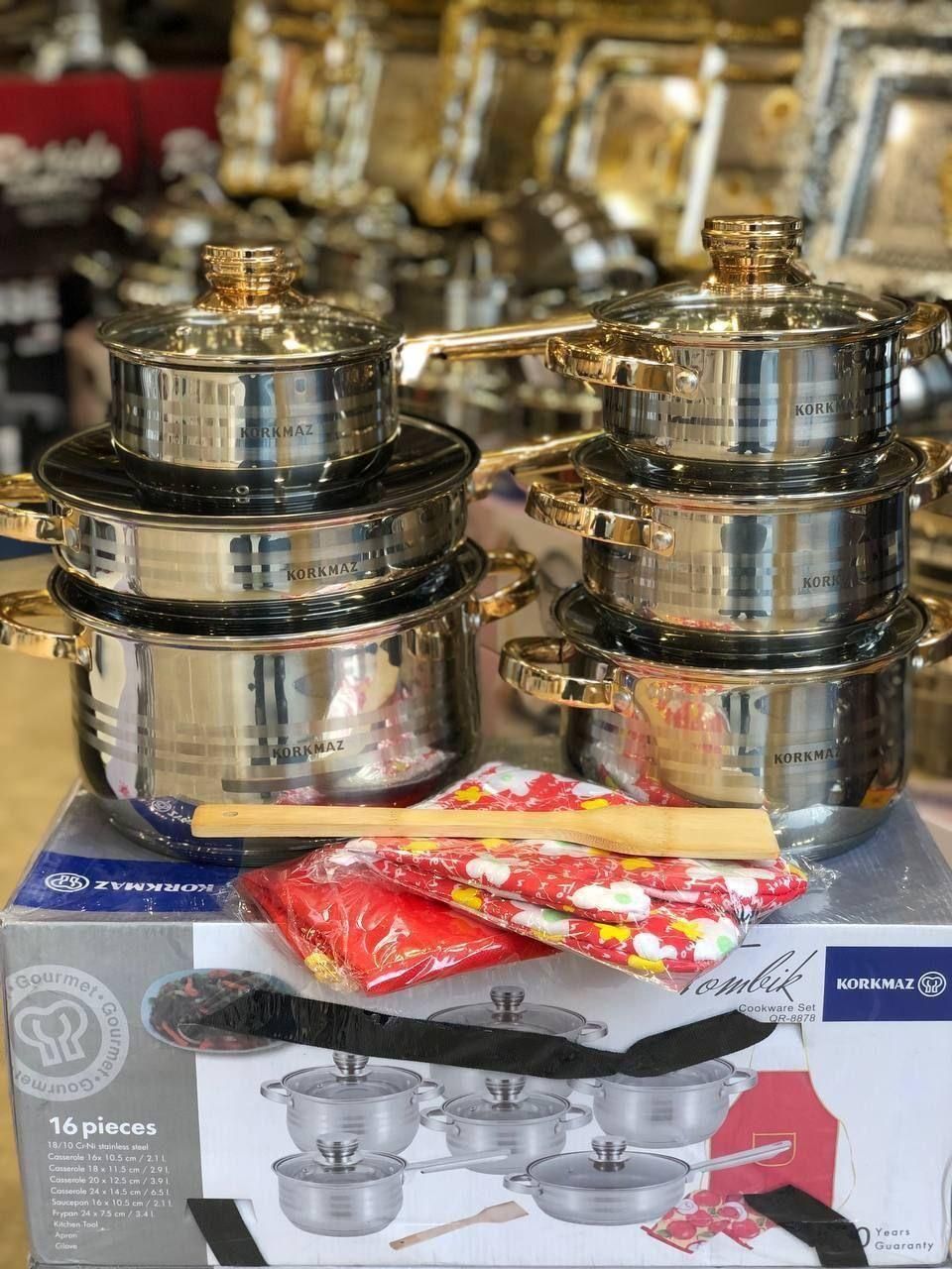 سرویس قابلمه کرکماز ترکیه|ظروف پختوپز|قرچک, زیبا شهر|دیوار