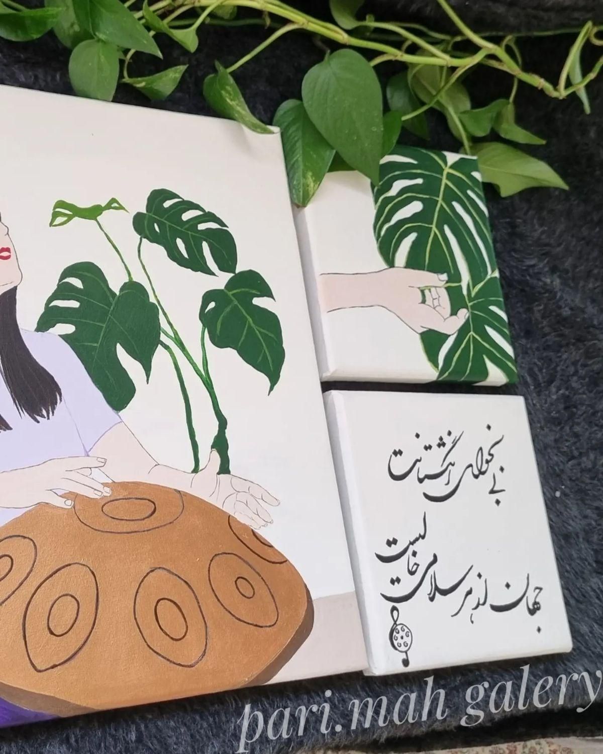 کادویی خاص،تابلوی مینیمال|تابلو، نقاشی، عکس|مشهد, جانباز|دیوار