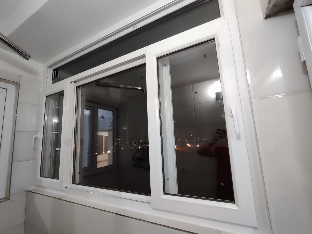 پنجره دوجدارهupvc و توری بدون واسطه|خدمات پیشه و مهارت|کرج, باغستان|دیوار