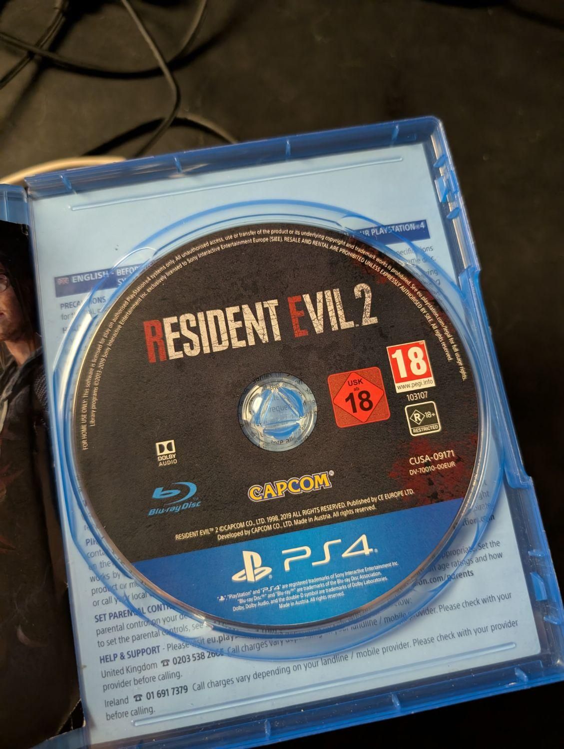 Resident Evil 2 PS4 PS5 دیسک بازی رزیدنت اویل ۲|کنسول، بازی ویدئویی و آنلاین|مشهد, آبکوه|دیوار