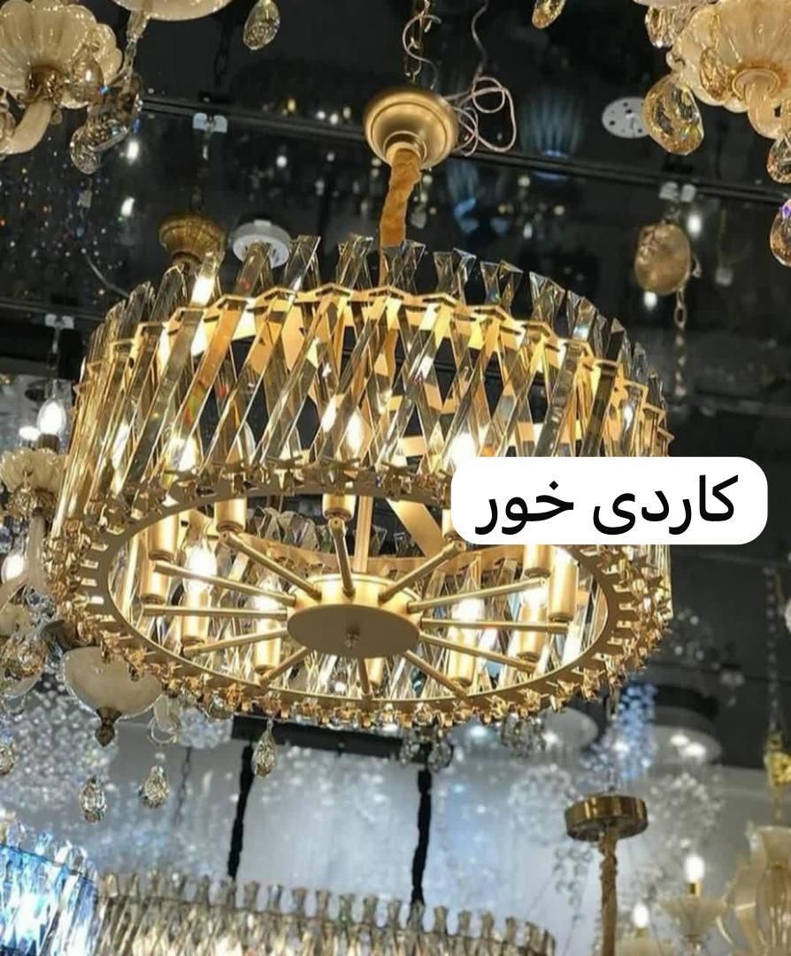 تولید انواع لوستر های مدرن و بروز|لوستر و چراغ آویز|یزد, |دیوار